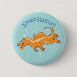 Niedlich Spinosaurus Button