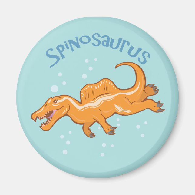Niedlich Spinosaurus Magnet (Vorne)