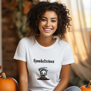 Niedlich Spookelicious Halloween Grim Sensenmann T-Shirt
