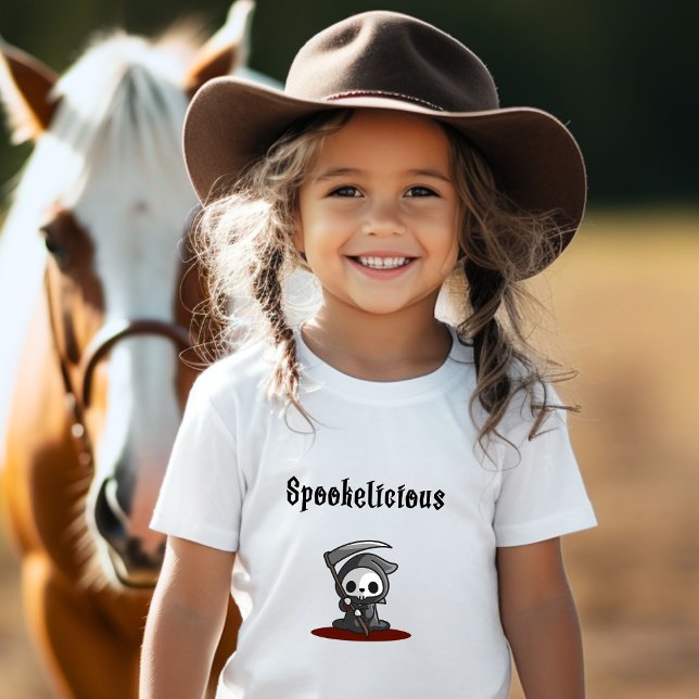 Niedlich Spookelicious Halloween Grim Sensenmann T-Shirt (Von Creator hochgeladen)
