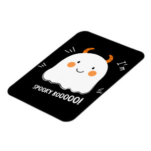 Niedlich Spooky Boo Demon Ghost Magnet