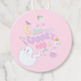 Niedlich Spooky Ghost & Gang Pastell Halloween Geschenkanhänger