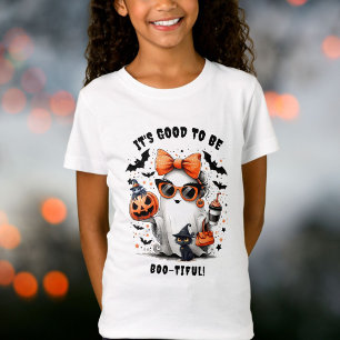 Niedlich Spooky Ghost Girl Halloween T-Shirt