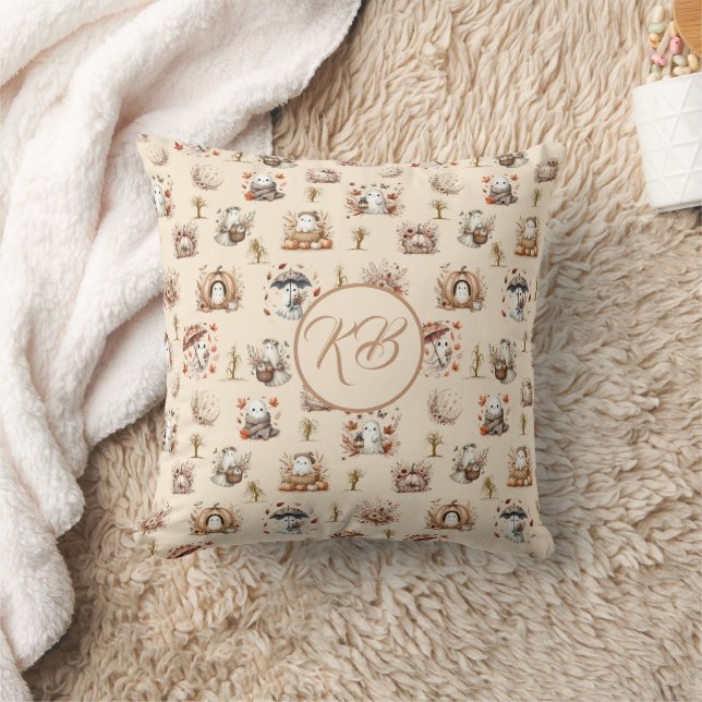 Niedlich Spooky Ghosts Whimsical Kissen (Decke)