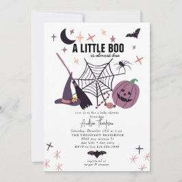 Niedlich Spooky | Halloween-Kinderdusche Einladung