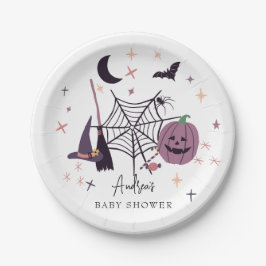 Niedlich Spooky | Halloween-Kinderdusche Pappteller
