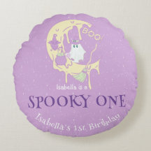 Niedlich Spooky One 1. Geburtstagskindermädchen Ha