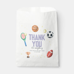 Niedlich Sports Superstar Girls Babydusche Geschenktütchen