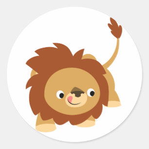 Niedlich Spright Cartoon Lion Sticker