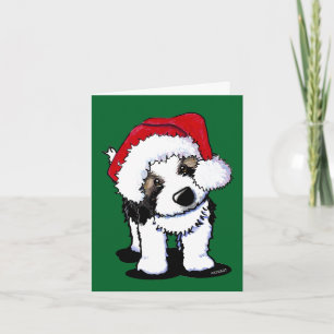 Niedlich St. Bernard Weihnachten