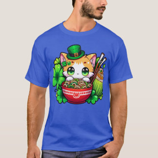 Niedlich St Patricks Day Irish Ramen Kittens for W T-Shirt