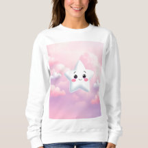 Niedlich Star Lavender Pink Sky Sweatshirt