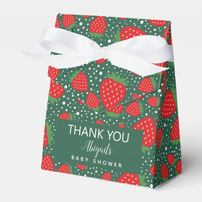 Niedlich Strawberry Baby Showbox Geschenkschachtel (Vorderseite)