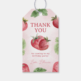 Niedlich Strawberry Birthday Vielen Dank Geschenkanhänger