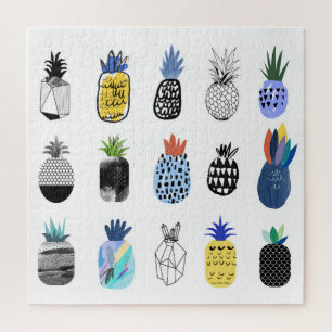 Niedlich strukturierte Ananas, Vintage Kollektion.