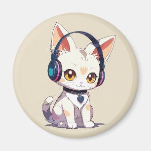 Niedlich Stylish Kitty Magnet