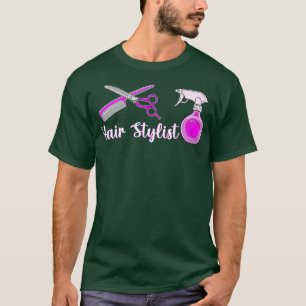 Niedlich Stylistische Schere Friseur Girl T-Shirt