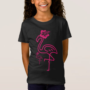 Niedlich Summer Girly Flamingo T-Shirt