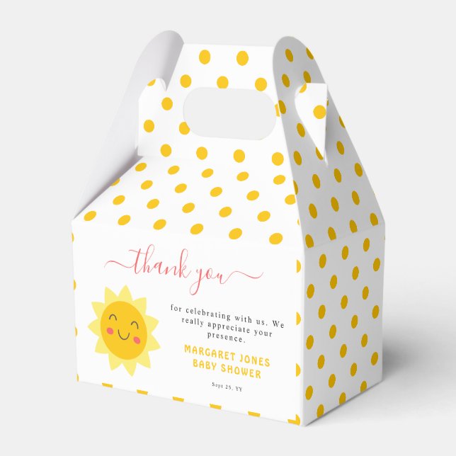 Niedlich Sunshine Baby Showbox Geschenkschachtel (Vorderseite)