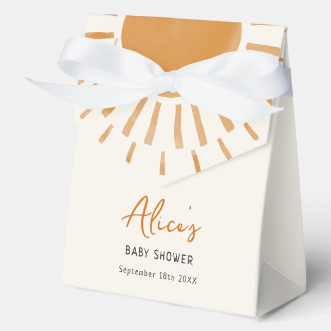 Niedlich Sunshine Boho Babydusche Geschenkschachtel (Vorderseite)