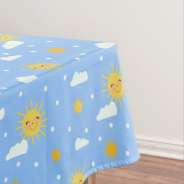 Niedlich Sunshine Cloudy Sky Muster Tischdecke