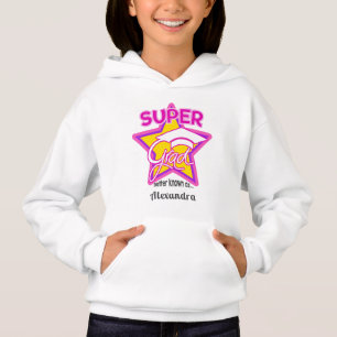 Niedlich Super Grad Pink - Personalisieren Sie Nam Hoodie