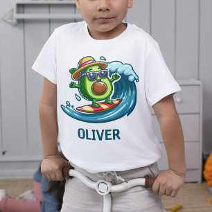 Niedlich Surfer Avocado trifft die Waves Personali T-Shirt