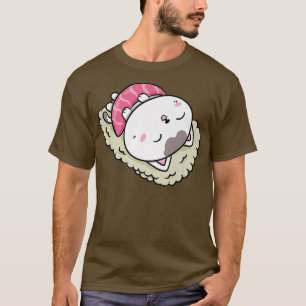 Niedlich Sushi Cat Kawaii Anime Neko Animal Pet Ja T-Shirt