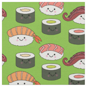 Niedlich Sushi Kids Kawaii Cartoon Food Stoff