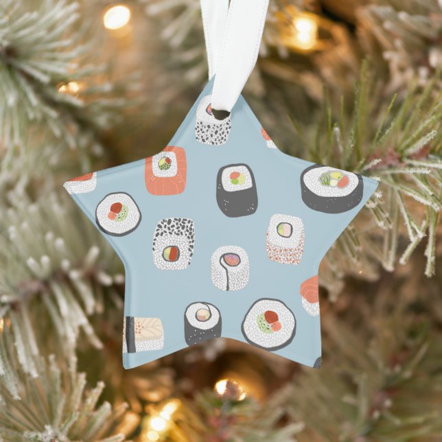 Niedlich Sushi Nigeria Maki Roll Ornament (Baum)