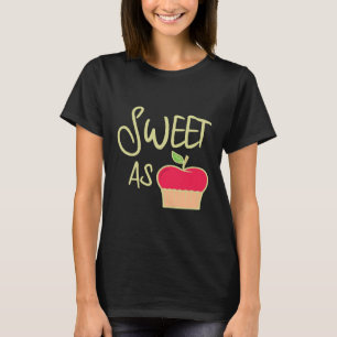 Niedlich süß wie Apfelkuchen-Koch T-Shirt