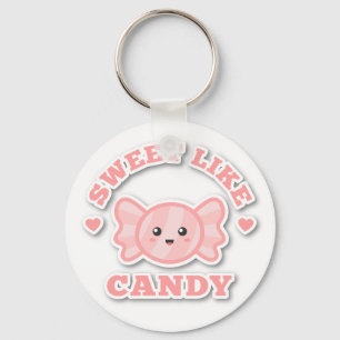 Niedlich süß wie Candy Pink Schlüsselanhänger