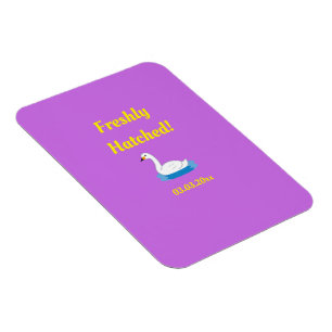 Niedlich Swan Theme Girl Baby Dusche Magnet
