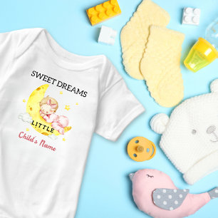 Niedlich Sweet Dreams Little Baby Girl Custom Baby Strampler