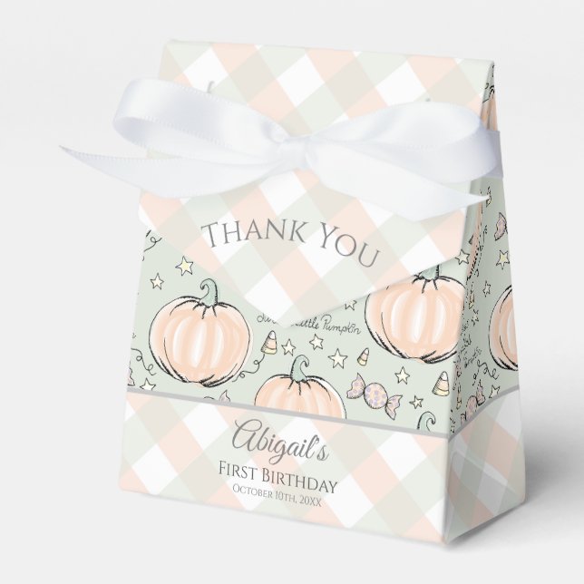 Niedlich Sweet Little Pumpkin Halloween & Fall Geschenkschachtel (Vorderseite)