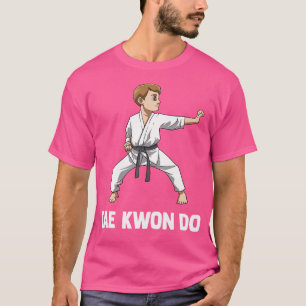 Niedlich Taekwondo Boy Kid Taekwondo Kämpfer T-Shirt