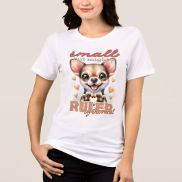 NIEDLICH TAN CHIHUAHUA DOG SPRICHWORT Tri-Blend SHIRT