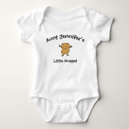 Niedlich Tante Ttie Niece Nephew Cartoon Nugget Baby Strampler