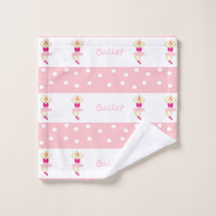 Niedlich tanzende Ballerinas Waschlappen