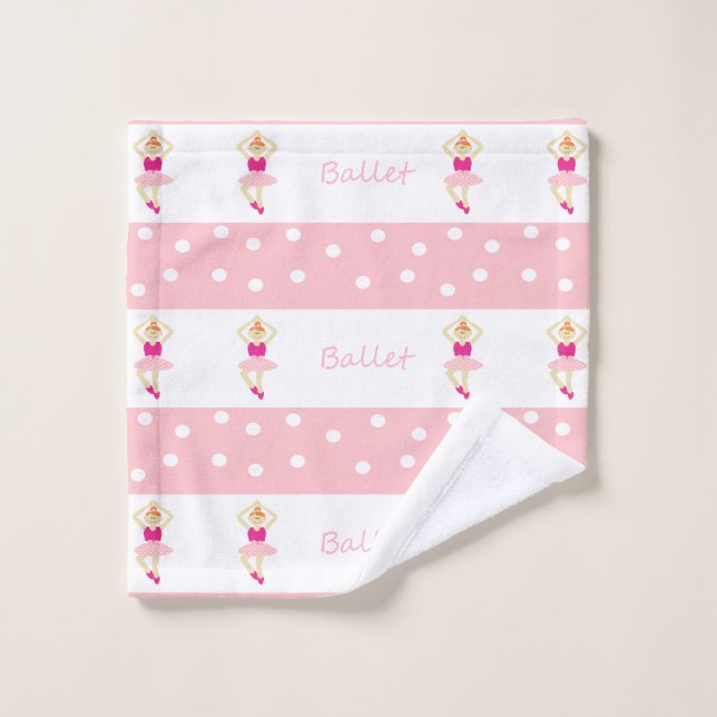 Niedlich tanzende Ballerinas Waschlappen (Waschlappen)
