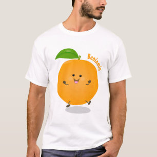 Niedlich tanzende Orangenzitrusfrüchte T-Shirt