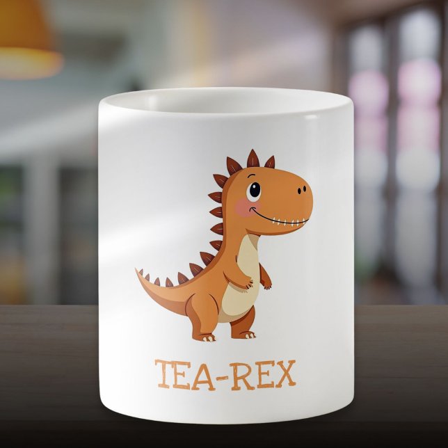 Niedlich Tea-Rex Dinosaur Kaffeetasse (Cute Tea-Rex Dinosaur Coffee Mug)