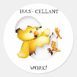 Niedlich Teacher Holiday Runder Aufkleber