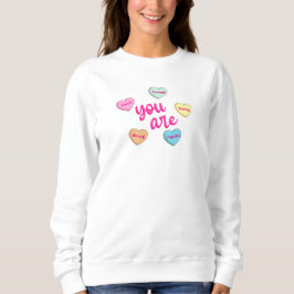 Niedlich Teacher Valentine Sweatshirt