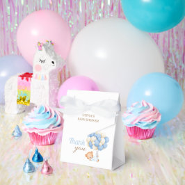 Niedlich Teddy Balloons Baby Boy Dusche Vielen Dan Geschenkschachtel