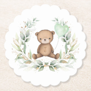 Niedlich Teddy Bären Greenerity Wreath Sage Ballo Untersetzer