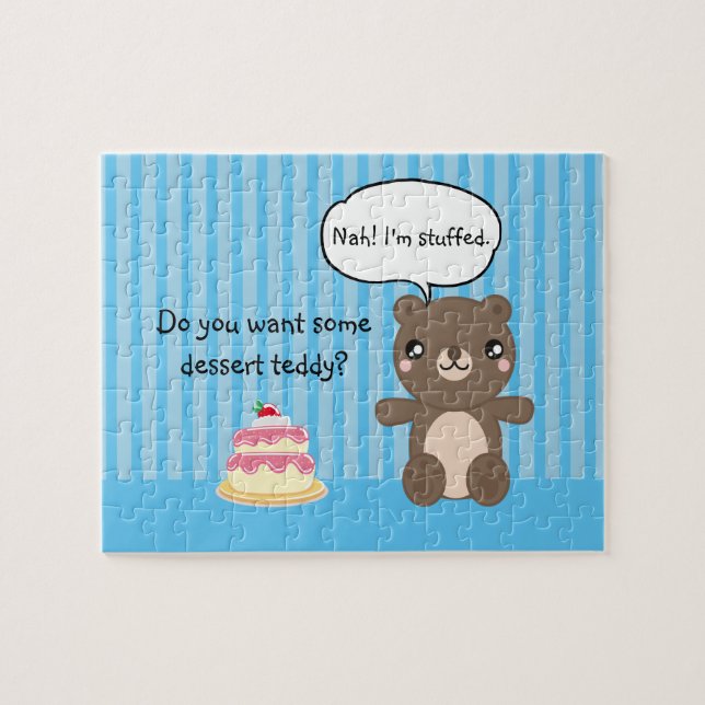 Niedlich Teddy Bear Kids Funny Joke (Horizontal)
