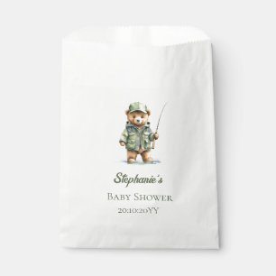 Niedlich Teddy Bear Oh Boy Fisherman Baby Dusche Geschenktütchen