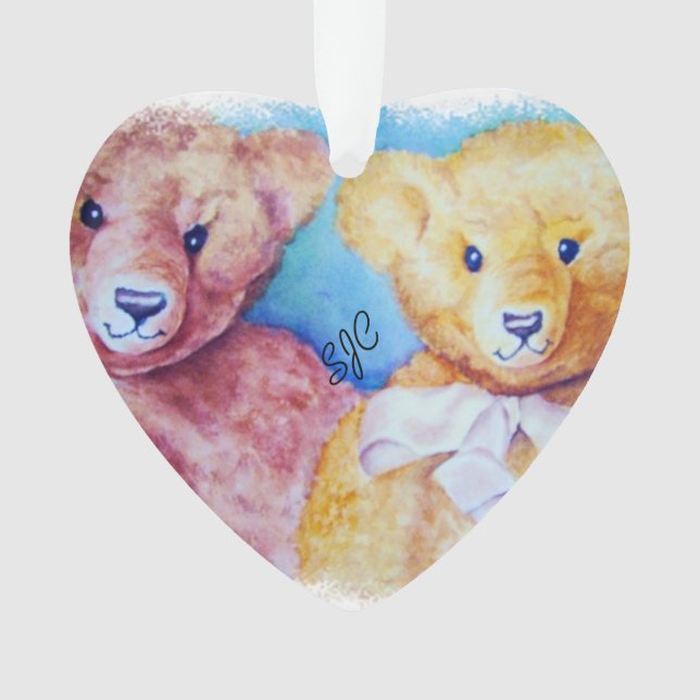 NIEDLICH TEDDY BEARS VALENTINE ORNANATION ORNAMENT (Vorderseite)