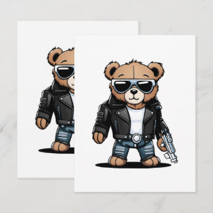 Niedlich Teddy Memes Begleitkarte